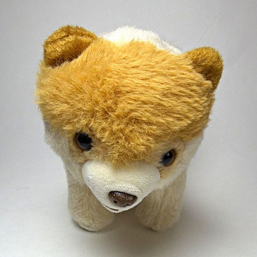 Our Generation White Tan Pomeranian Dog Plush Stuffed Animal 5.5 inches tall - Picture 1 of 6